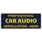 Signmission Professional Car Audio Installation Banner Concession Stand Food Truck Single Sided B-30136 - alternate 1